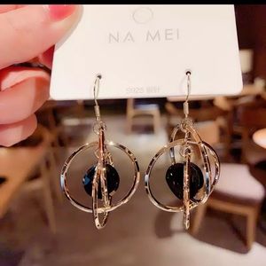 New 18k gold plated luxury earrings